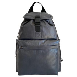 Lanvin Sacs Porte-documents Noir Bleu Gris