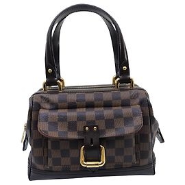 Bolsa Louis Vuitton Knightsbridge em lona e couro marrom Marrom