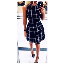 Christian Dior-mohair and wool check dress-Other