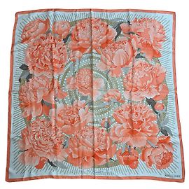 Hermès peonie Corallo
