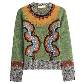Valentinos Enchanted Wonderland Pullover, Größe M Grün