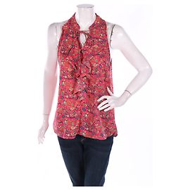Cynthia Rowley Floral Polyester Top Multiple colors
