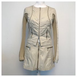 Plein Sud-Skirt suit-Khaki