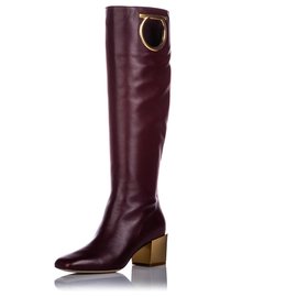 ferragamo mirror heel boots