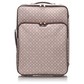 Louis Vuitton-Louis Vuitton Pink Monogram Idylle Pegase 55-Brown,Pink,Other,Dark brown