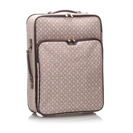Louis Vuitton-Louis Vuitton Pink Monogram Idylle Pegase 55-Brown,Pink,Other,Dark brown