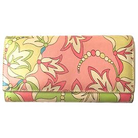 Cartera de cuero estampada EMILIO PUCCI Multicolor