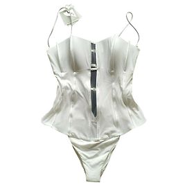 Neue La Perla Größe 38 weiß in seiner Box Weiß