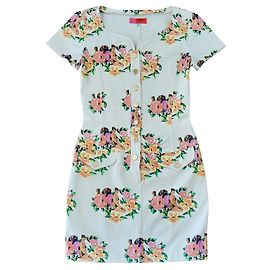 Emanuel Ungaro Vestidos Blanco Multicolor