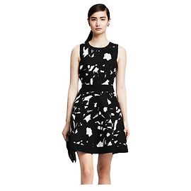 Banana Republic Vestidos Negro Blanco