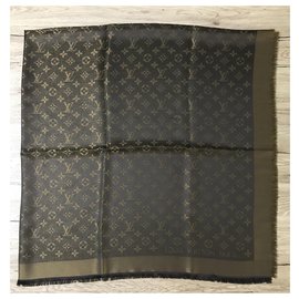 Louis Vuitton-Scialle Louis Vuitton Shine marrone-Marrom