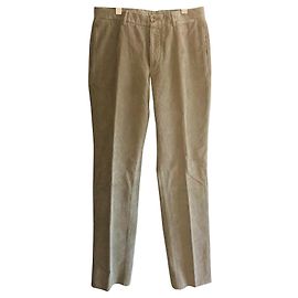 Nuovi pantaloni da uomo in velluto Burberry Beige