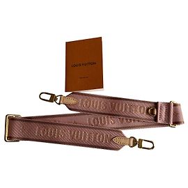 Louis Vuitton Guitar strap pink Pink