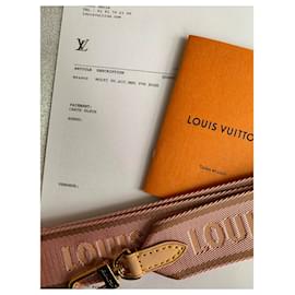 Louis Vuitton-Correia de guitarra rosa-Rosa