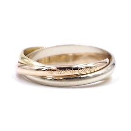 Cartier Tricolor 18k Tamaño del anillo Trinity 49 Multicolor
