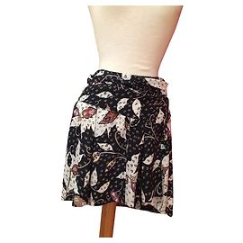 Jupe Isabel Marant en soie multicolore plissée Multicolore