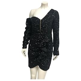 Self portrait Sequin dress Black