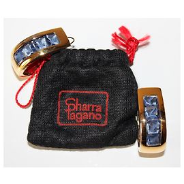 Autre Marque Orecchini vintage Sharra Pagano D'oro