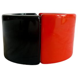 Luisa Spagnoli-Red&Black colour bracelet-Black,Red