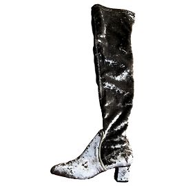 Charlotte Olympia Botas Plata