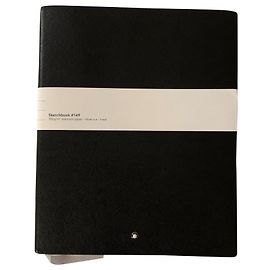 Montblanc Schwarzes Lederskizzenbuch #149 Schwarz