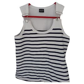 Jean Paul Gaultier Camicia da marinaio vintage JPG Bianco