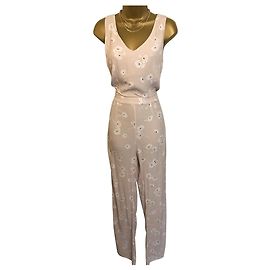 Mint Velvet Jumpsuits White Cream