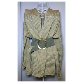 Autre Marque-Vintage oversize cardigan-Golden