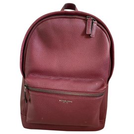 Michael Kors Backpack Dark Red Leather Dark red