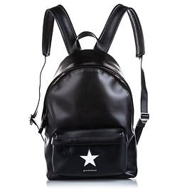 Givenchy Black Leather Star Rucksack Schwarz