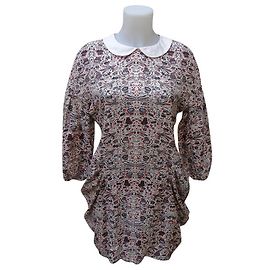 Balenciaga Silk Oversize Dress Multi Color Multiple colors