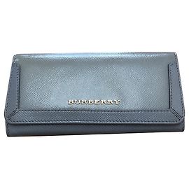 Burberry Penrose Gel leather wallet grey blue Other