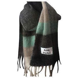 Pañuelo con flecos Maxi de Acne Studios Multicolor