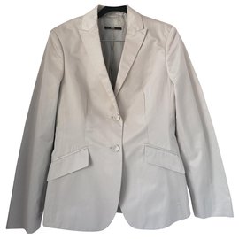 Hugo Boss Suit Jacket Cream Cream