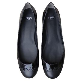 Fendi Sapatilhas de ballet Preto