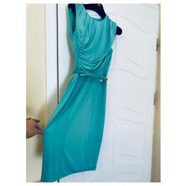 Blumarine-Robes-Turquoise