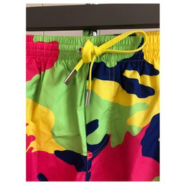 Dsquared2-Dsquared2 Pantalones cortos de baño para hombres nuevos-Multicolor