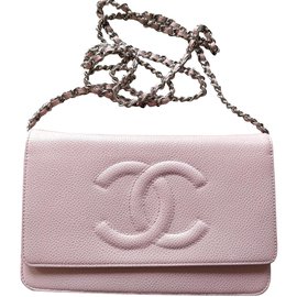 Chanel-Caviar Woc-Rosa