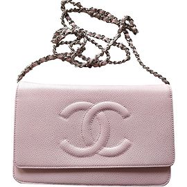 Chanel Caviar Woc Rose