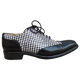 richelieu Free lance houndstooth pattern p 37 Black White