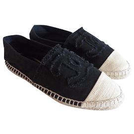 Chanel Espadrilles Schwarz
