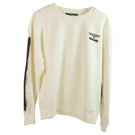Autre Marque-BOY London off white Spray paint Sweatshirt-Black,Cream