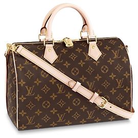 Louis Vuitton Speedy Monogram Bandouliere 30 Marrone Marrone