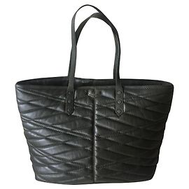 Borsa tote Zadig & Voltaire in pelle kaki Cachi