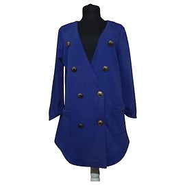 Blazer azul de algodón 5 Preview Azul