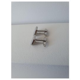 Yves Saint Laurent-Cufflinks-Silvery