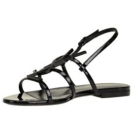 Yves Saint Laurent Cassandra YSL Sandals Black