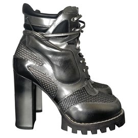 Louis Vuitton-Digital Gate Ankle Boots-Metallic