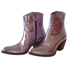 Giancarlo Paoli Boots Santiags Giancarlopaoli Rose