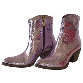 Giancarlo Paoli Botas de caubói Giancarlopaoli Rosa